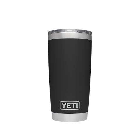 Yeti Rambler 591ml/ 20oz Tumbler with Magslider Lid-Black-Luxe Barbeque Company, Winnipeg, Canada