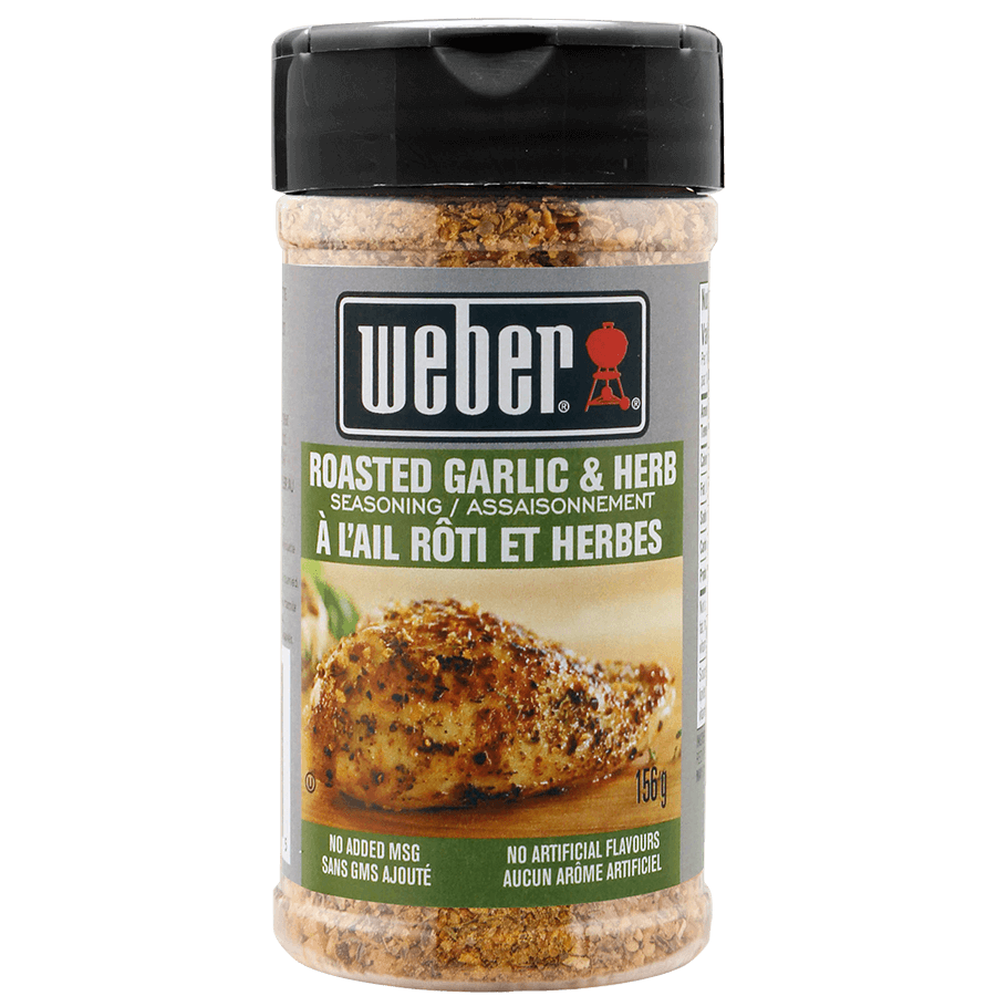 Weber Roasted Garlic & Herb Seasoning-Luxe BBQ Winnipeg, Canada