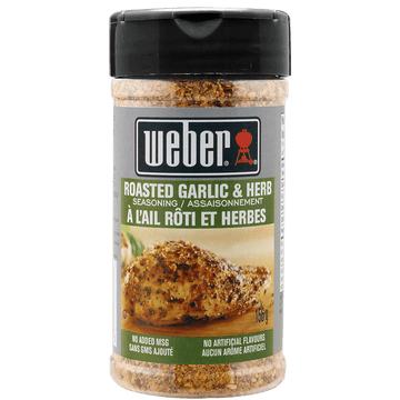 Weber Roasted Garlic & Herb Seasoning-Luxe BBQ Winnipeg, Canada