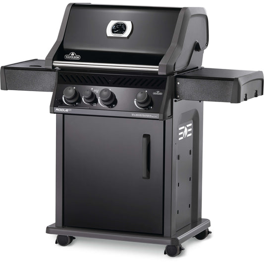 Napoleon Rogue XT 425-Black Hood Propane Gas Grill-Luxe Barbeque Company, Winnipeg Canada