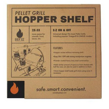Drip-Ez - Magnetic Pellet Hopper Shelf