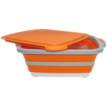 Drip-Ez - Original BBQ Prep Tub - Orange Lid