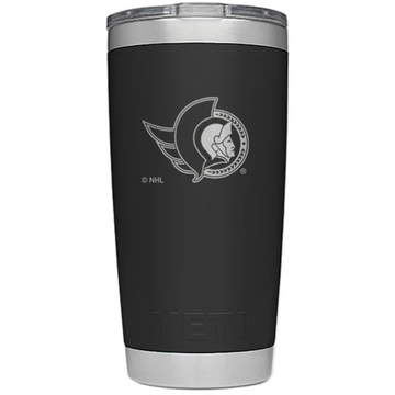 Yeti Rambler 591ml / 20oz Tumbler with Magslider Lid - Senators/Black