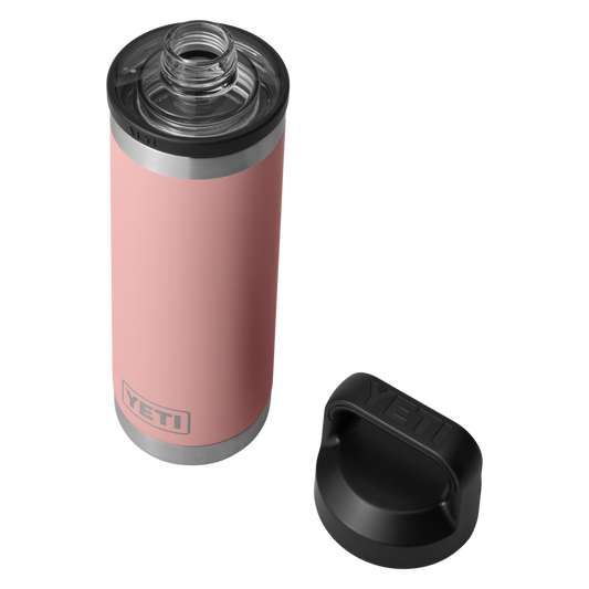 Yeti Rambler 18oz/532ml Bottle with Chug Cap - Sandstone Pink