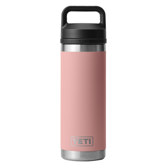 Yeti Rambler 18oz/532ml Bottle with Chug Cap - Sandstone Pink