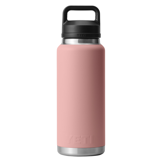 Yeti Rambler 36oz/1L Bottle with Chug Cap - Sandstone Pink