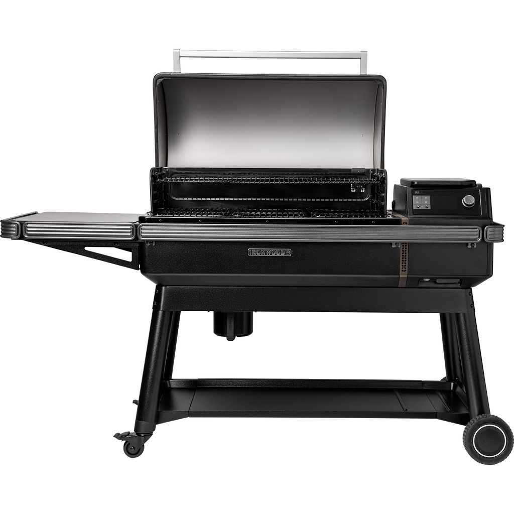 image of Black Traeger Ironwood XL Pellet Grill-Luxe Barbeque Company