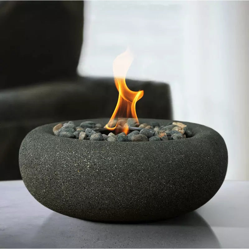 Terra Flame - Zen Fire Bowl Table Top - Graphite