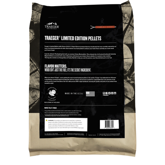 Traeger Pellets - Limited Edition Turkey With Rub & Brine Kit