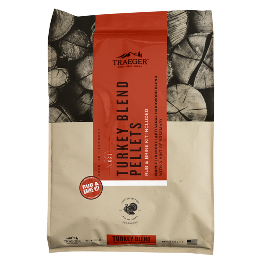 Traeger Pellets - Limited Edition Turkey With Rub & Brine Kit