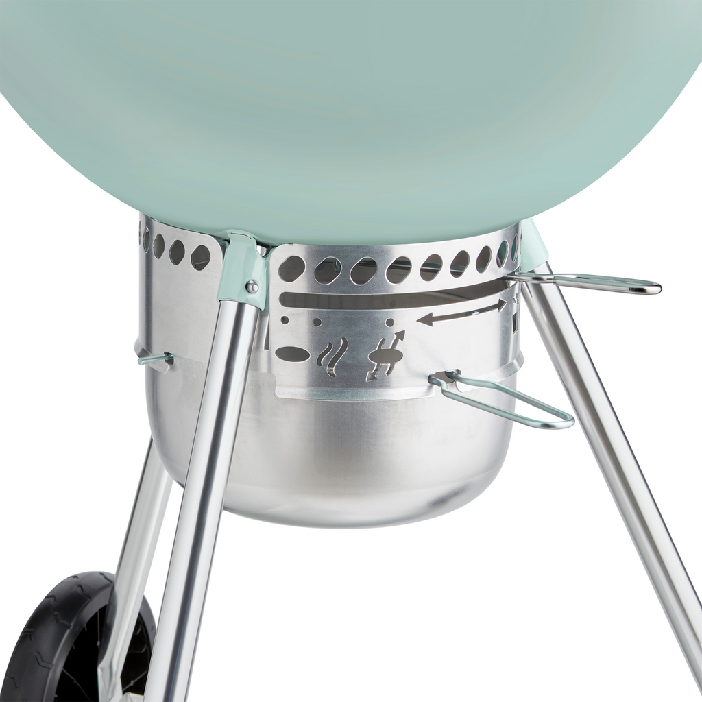 Weber 70th Anniversary Kettle 22 Charcoal Grill Rock N Roll Blue