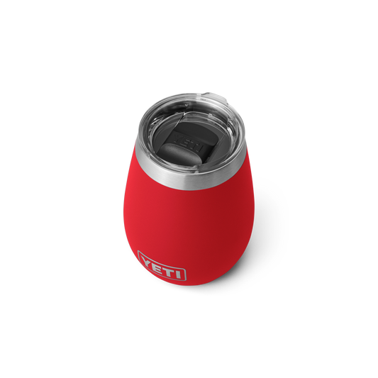 Yeti Rambler 10oz/295ml Wine Tumbler With Magslider Lid - Rescue Red