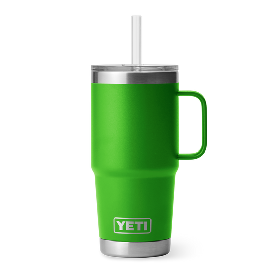 Yeti Rambler 25oz Mug With Straw Lid - Canopy Green