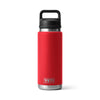Yeti Rambler 26oz/769ml Bottle with Chug Cap - Rescue Red