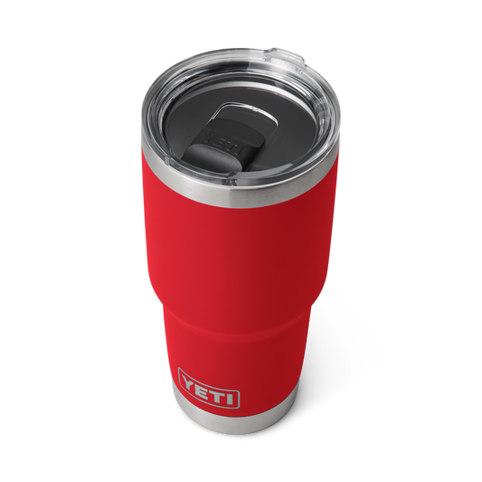 Yeti Rambler 30oz/877ml Tumbler with Magslider Lid - Rescue Red