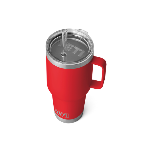 Yeti Rambler 35oz/1L Mug With Straw Lid - Rescue Red