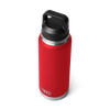 Yeti Rambler 36oz/1L Bottle with Chug Cap - Rescue Red