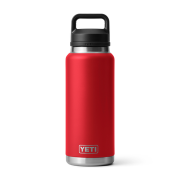 Yeti Rambler 36oz/1L Bottle with Chug Cap - Rescue Red