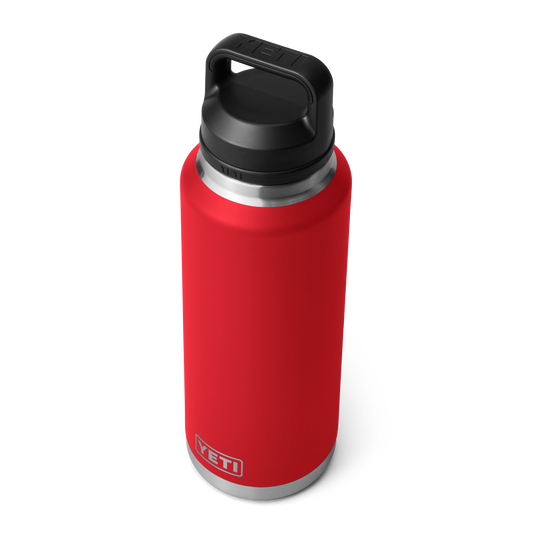 Yeti Rambler 46oz/1.4L Bottle With Chug Cap - Rescue Red