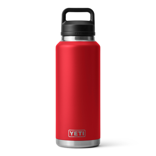 Yeti Rambler 46oz/1.4L Bottle With Chug Cap - Rescue Red