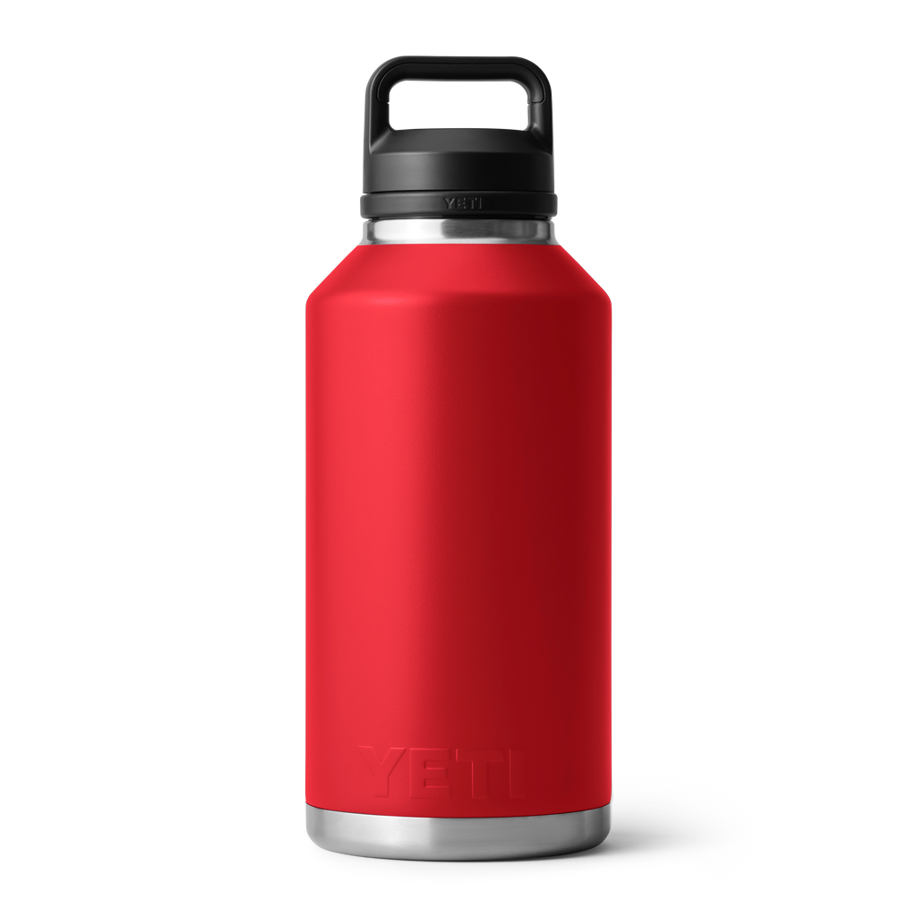 Yeti Rambler 64oz/1.89L Bottle With Chug Cap - Rescue Red