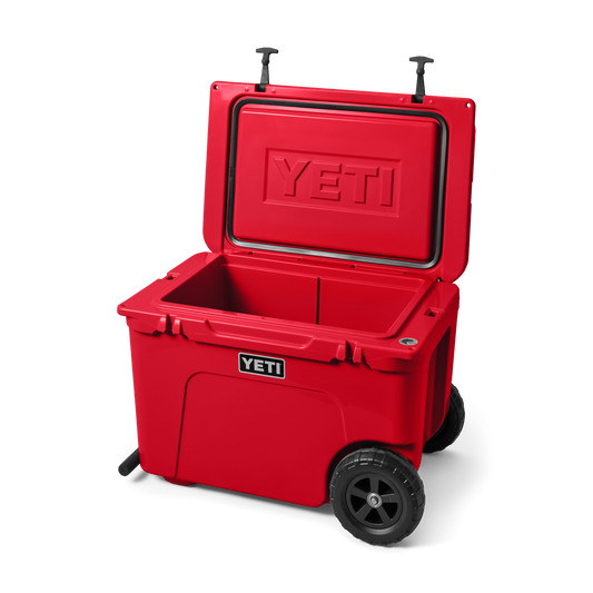 Yeti Tundra Haul Wheeled Hard Cooler  - Rescue Red