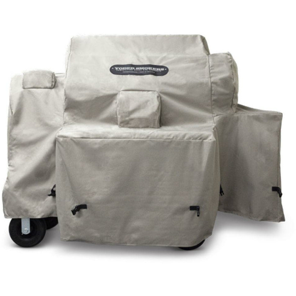 Image of Yoder Smoker Cart Fitted Cover-Luxe Barbeque Company