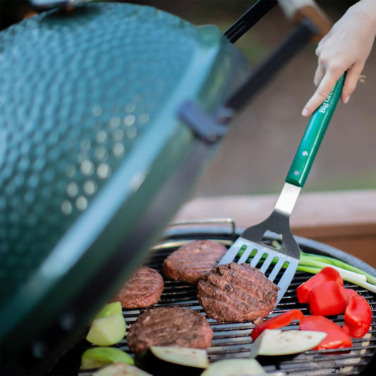 Big Green Egg Stainless BBQ Set With Wood Handles