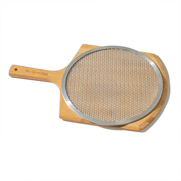 Big Green Egg Bamboo Wood Peel & Aluminum Screen