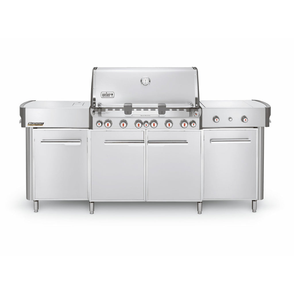 Weber Summit Grill Center Stainless Steel-Luxe Barbeque Company Winnipeg, canada