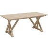 CRP Harvest Wide Dining Table With 2" Umbrella Hole