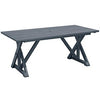 CRP Harvest Wide Dining Table With 2" Umbrella Hole