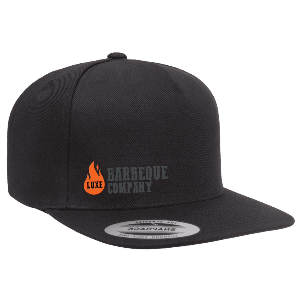 Luxe Barbeque Company Snap Back Hat - Grill with Pride Under Beak