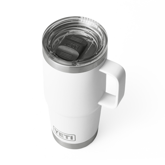 Yeti Rambler 20oz/591ml Travel Mug With Stronghold Lid - White