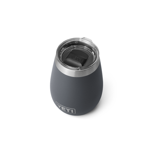 Yeti Rambler 10oz/295ml Wine Tumbler With Magslider Lid - Charcoal
