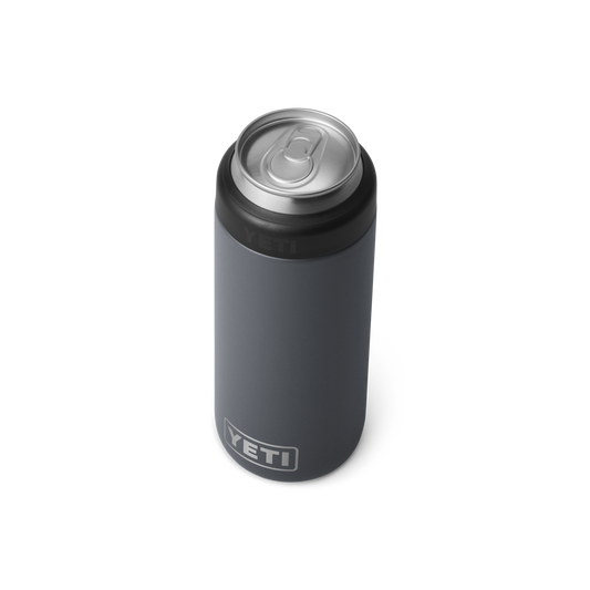 Yeti Rambler 355ml Colster Slim Can Insulator - Charcoal