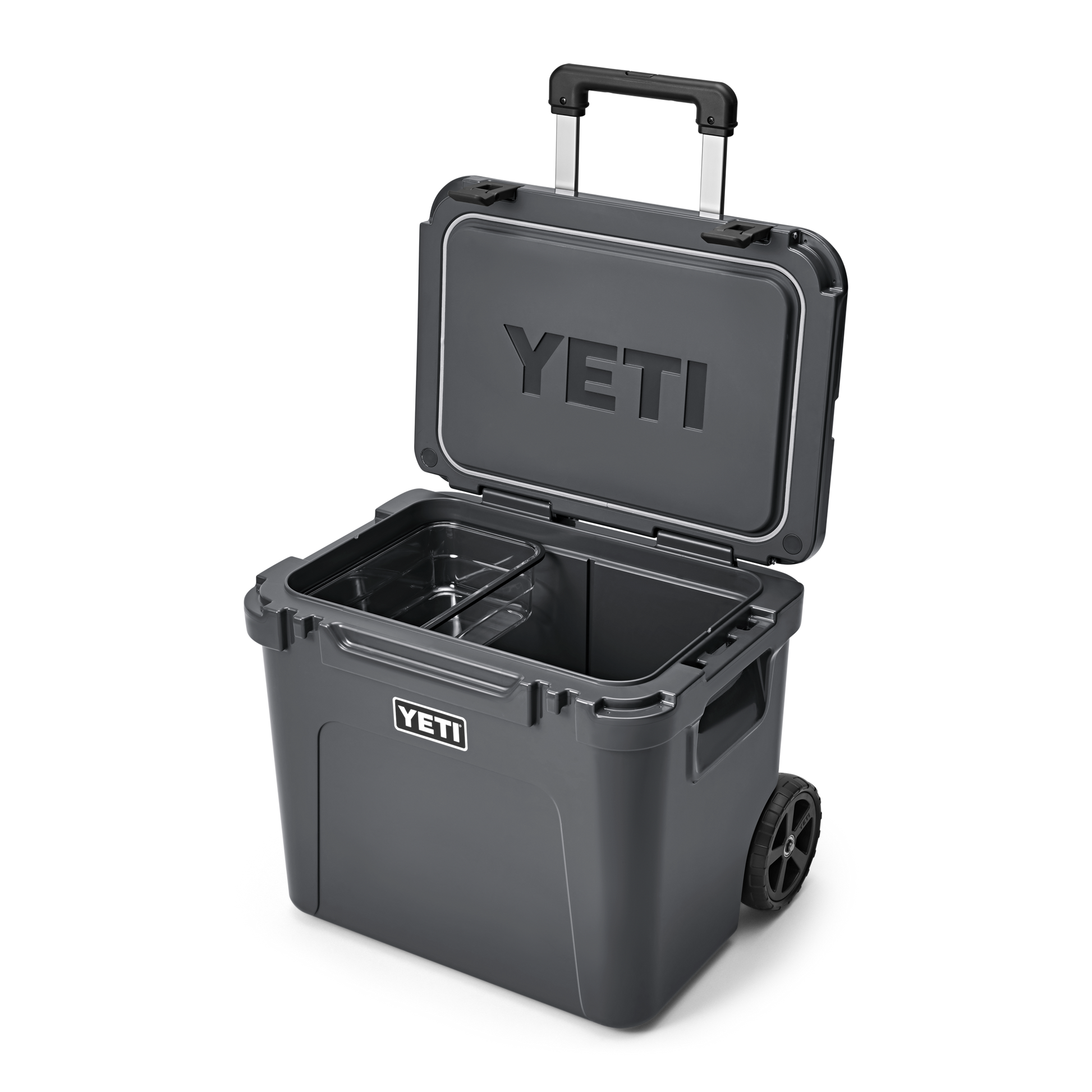 Yeti Roadie 60 Rolling Wheeled Cooler Charcoal – Luxe Barbeque