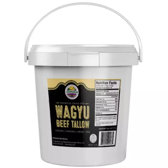 Duck Fat - Premium Rendered Wagyu Beef Tallow Tub